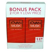 Jovan Musk 2 Pack Cologne Spray For Women