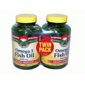 Spring Valley Twin Pack 100 Count Omega 3 Fish Oil