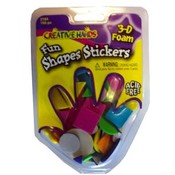 Creative Hands Fun Shapes 3-D Foam Stickers