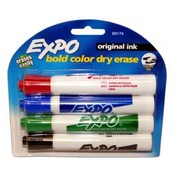 Sanford Expo 4 Pack Assorted Dry Erase Markers