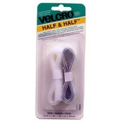 Velro Brand Half &amp; Half White Hook &amp; Loop Fastener