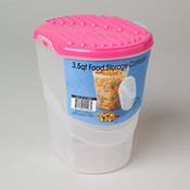 Food Storage Container  W/Locking Lid 3.5 Qt