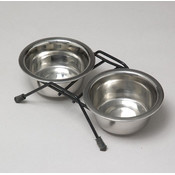 Stainless Steel Double Pet Bowl