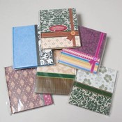 Notebook Scrolled Flock Cover 7"x5"