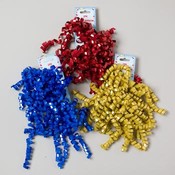 Curly Bow Crimped Foil Solid Color