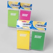 4 Pack Spiral Memo Books