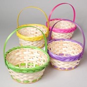 Natural Woven Easter Basket