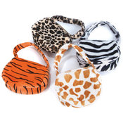 4"X3.5" Safari Print Handbag Purse