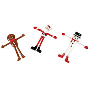2.75" Christmas Bendable Figures