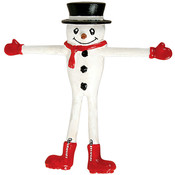 4.5" Bendable Snowman