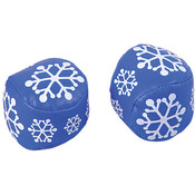 2" Snowflake Kickball