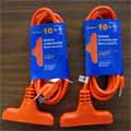 10 Foot Cord w/3 Outlets