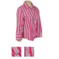 Woman's Plus Size Collared Button Up Top