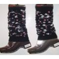 Ladies Skeleton Pattern Leg Warmer