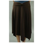 Plus Size Handkerchief Hem Skirt