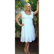 Sexy Feminine Cruise Tiered Dress Plus Size