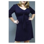 Plus Size V-Neck Wrap Dress
