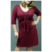 Plus Size V-Neck Wrap Dress
