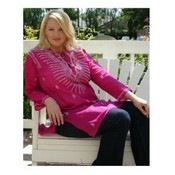 Fuchsia Kurta Tunic Plus Size Top
