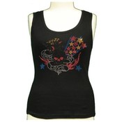 Embellished Rhinestone Studded Fashion Plus Size T