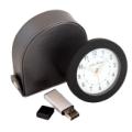 Black Seth Thomas Alarm Clock with Memory Stick