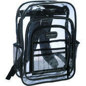 Multipocket Clear Backpack , 3 Styles Assorted