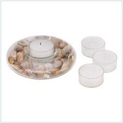 Seashell Tealight Candleholder Set
