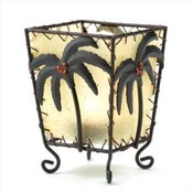Tropical Palm Votive Holder
