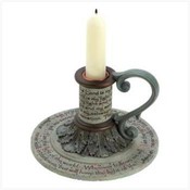 John 8:12 - Taper Candleholder