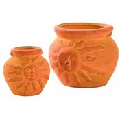 Sun-Face Planter Duo