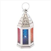 Rainbow Moroccan Lantern