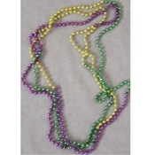Tri Color Beaded Necklace