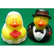 Bride And Groom Rubber Duckys