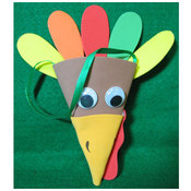 Foam Turkey Cone Treat Holder Craft Kit