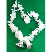 Wedding Leis With Silver Bells