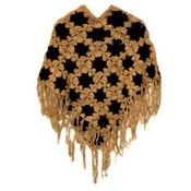 Women's Pretty Flower Poncho