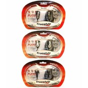 3 Assorted Black Earphones