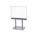 Acrylic Sign Holder with Chrome Legs