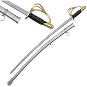 Cavalry Sword with Black Handle