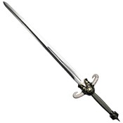 Viking Fantasy Sword - wood display plaque include