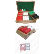 300 Super Diamond Poker Chips w/Oak Case