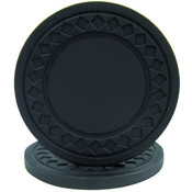Super Diamond Poker Chips (STAMPABLE) - BLACK