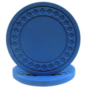 Super Diamond Poker Chips (STAMPABLE) - BLUE