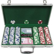 300 Landmark Lucky Crowns 11.5g Poker Chips w/Alum