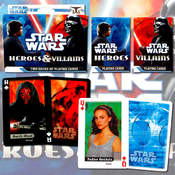 Stars Wars Heroes and Villians Poker Playing Cards