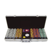 500 Tri-Color Suit Design Set w/Aluminum Case