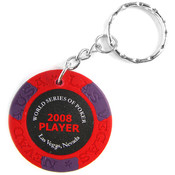 2008 WSOP Player Red Key Chain Collectible Item