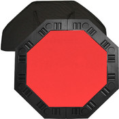 8 Player Octagonal Table top - Red - 48 inch