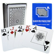 Marion Pro Poker Jumbo 100% Plastic Playing Cards