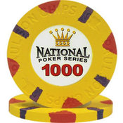 National Poker Series PaulsonR Chip $1000 YEL